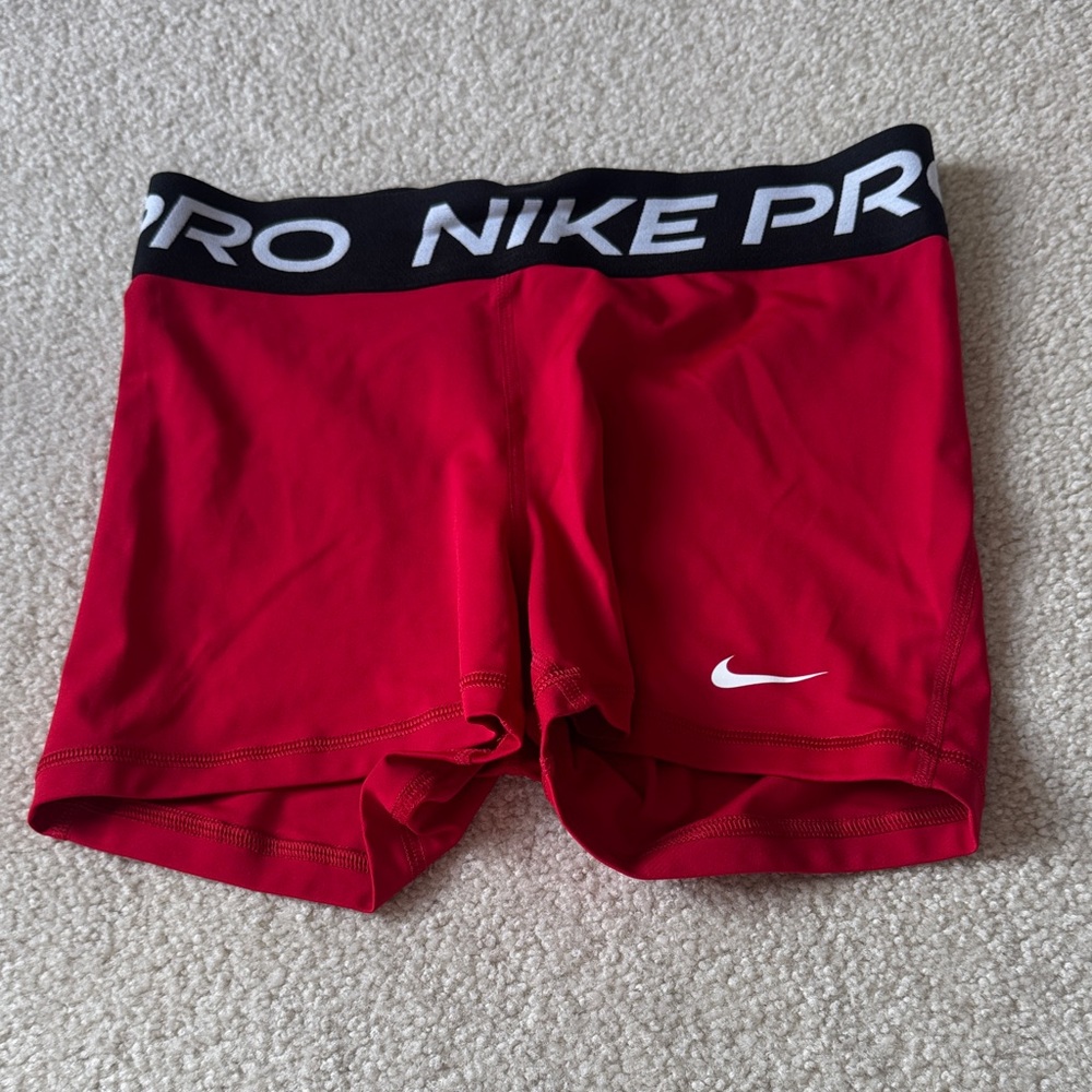 Nike Kids Red Performance Shorts